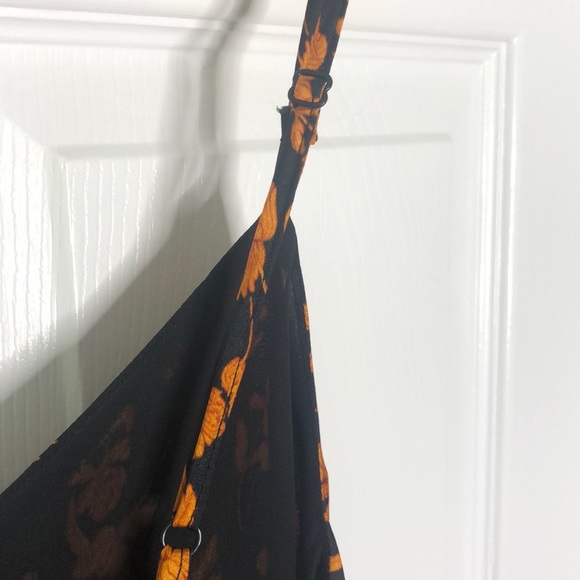 Lulus asymmetrical floral & zebra print long dress - S - Picture 10 of 11